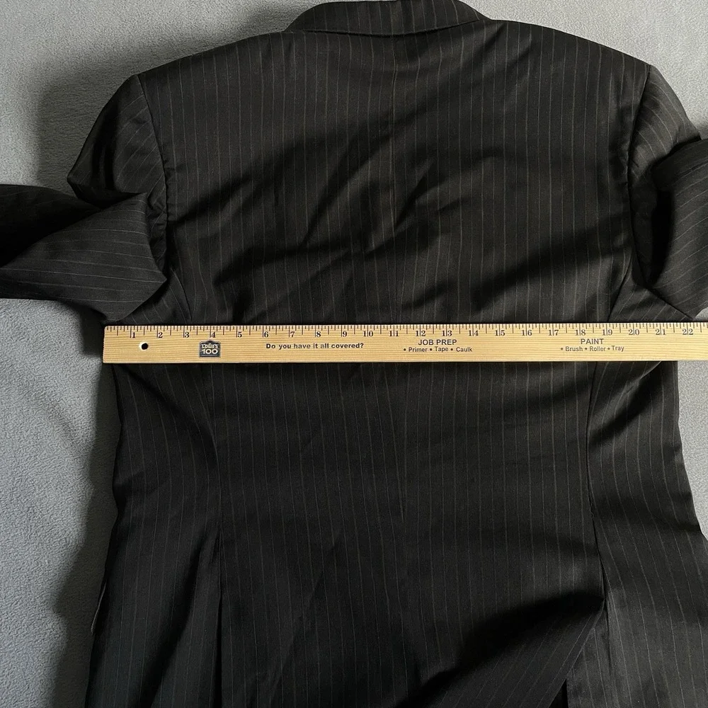 Vintage Burberry Brown Wool Long Sleeve Single-Breasted Mens Blazer Size 44 L